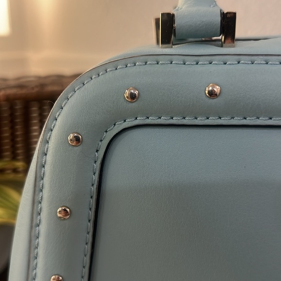 Kate Spade Light Blue Satchel. EUC - Picture 5 of 16